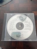 CD Lou Reed « Live in Italy » (pas de pochette devant)